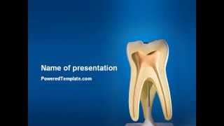 Tooth PowerPoint Template by PoweredTemplate.com