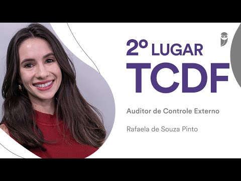 TCDF COMPETITION: Rafaela de Souza, approved in 2nd place for External Control Auditor - Archival...