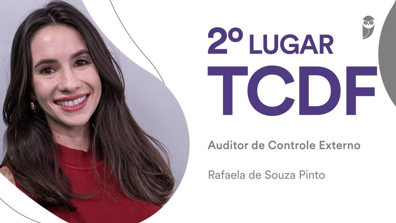 TCDF: Rafaela de Souza, approved in 2nd place for External Control Auditor - Archives
