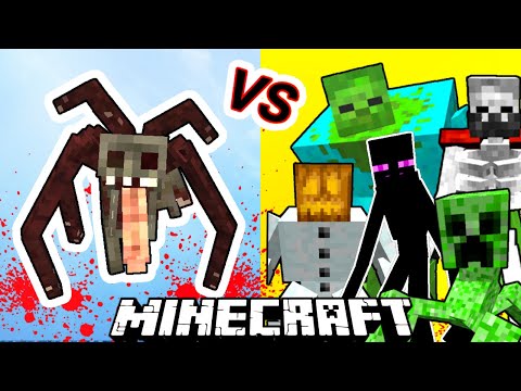 Dreadful Peat Mummy Vs. Mutant Monsters in Minecraft