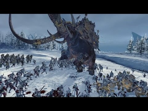 Norsca - Cinematic Battle - Norsca Vs Empire - Total War: Warhammer