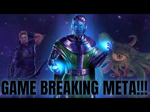Marvel Puzzle Quest: NEW 5-STAR KANG THE CONQUEROR META DEFINING TEAM