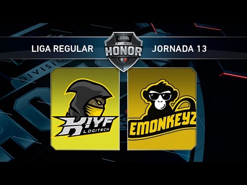 Kiyf Logitech vs eMonkeyz Club - #LoLHonor13 - Mapa 1 - Jornada 13 - T11