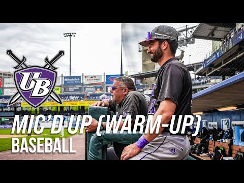 Mic'd Up | Baseball vs Southern Connecticut Warm-ups thumbnail