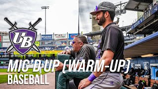 Mic'd Up | Baseball vs Southern Connecticut Warm-ups