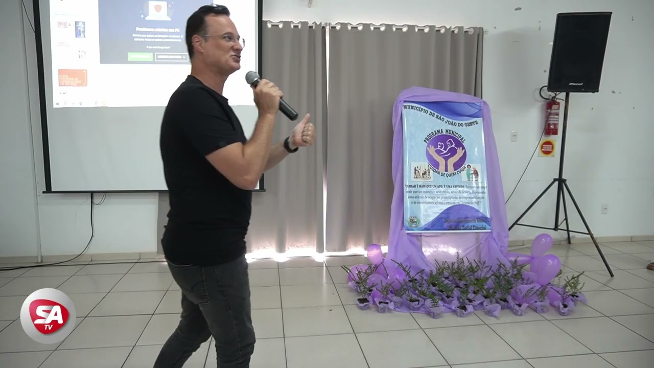 Cuidadores participam de encontro de autocuidado e orientação em São João do Oeste