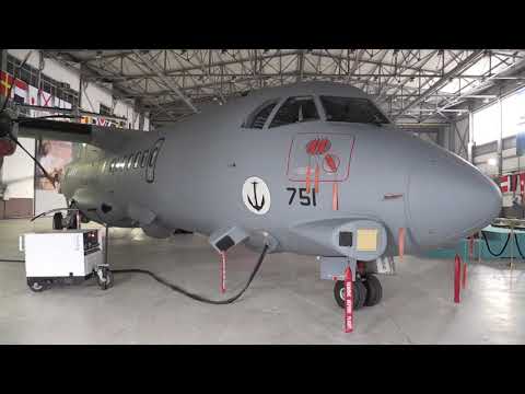 Avión de ptrulla marítima ATR-72 TMPA (P-72) de la Armada turca