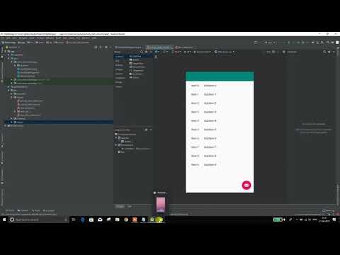 Master/detail flow Layout Template | ANDROID STUDIO