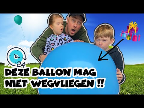 24 UUR LANG EEN REUZE BALLON VASTHOUDEN !! - De Bakkertjes #492