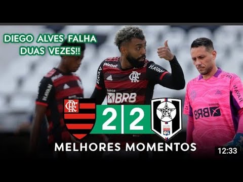 Flamengo 2 x 2 Resende | Todos os Gols e Expulsão | Campeonato Carioca 2022