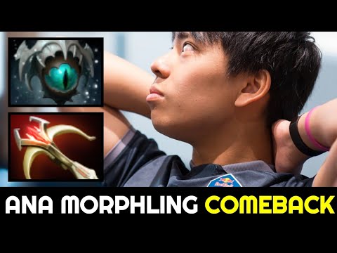 T1.ANA Comeback & Carry the Game with 6 Slotted Daedalus Morphling 7.32b Dota 2