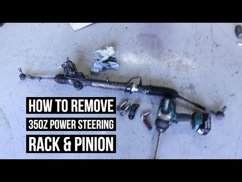 350Z How To Remove The Power Steering Rack 350Z Z33 Power Steering Rack & Pinion Removal