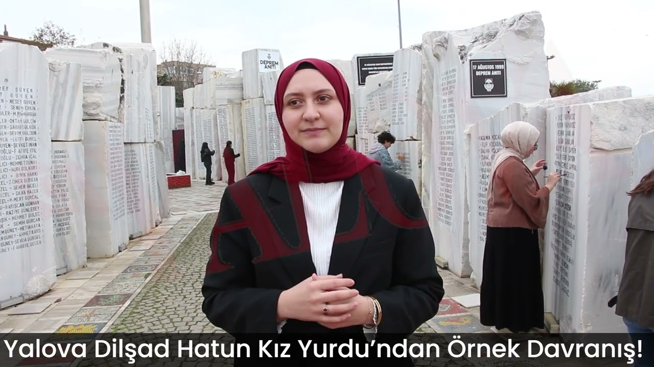 Yalova Dilşad Hatun Kız Yurdu’ndan Örnek Davranış!