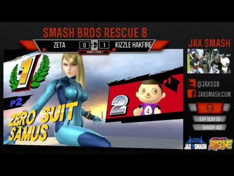 Jax Smash Weekly 4/14/16 - Zeta(ZSS) Vs. Kizzle Hakfire(Villager) LQ