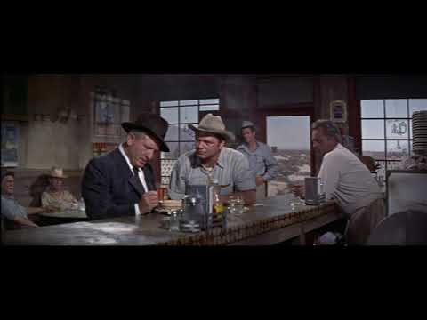 "BAD DAY AT BLACK ROCK" (1955 by JOHN STURGES): JOHN J. MACREEDY escarmienta a COLEY TRIMBLE.