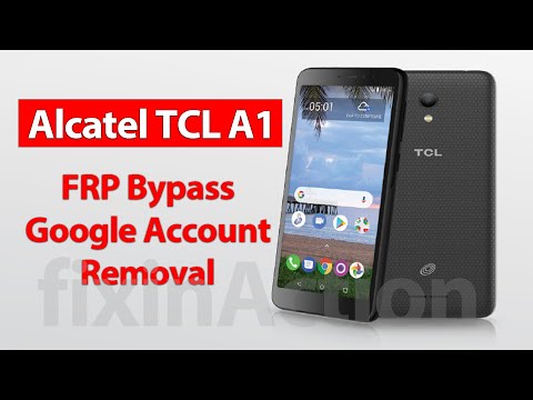 How to Unlock Alcatel TCL A1 A501DL FRP Bypass Google Account Removal SimLock Code Method #google