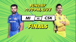 VIVO IPL 2019 Final: MI vs CSK