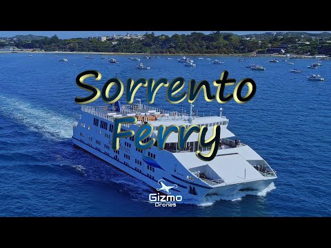 Sorrento-Queenscliff Ferry, Mornington Peninsula Victoria by drone