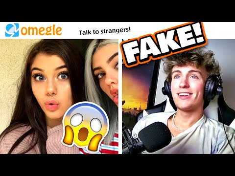 GIRLS THINK I'M FAKE! (Omegle Funny Moments Compilation)