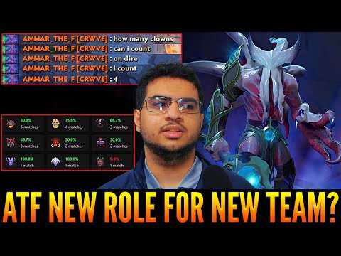 ATF (AMMAR) Spamming a Lot Of Carries Lately | Insane FACELESS VOID Gameplay | New Role For New Team