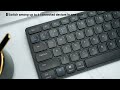 Клавиатура Rapoo E9800M Gray (ENG/UKR/RU) 5