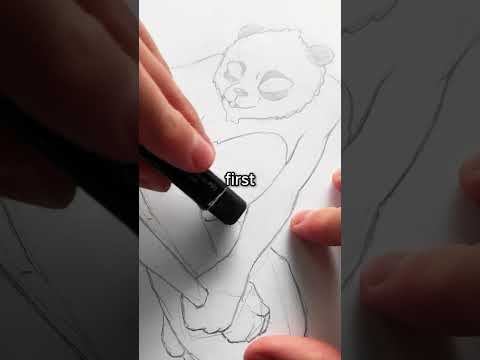 Let’s Design a SUSHI PANDA 🐼🍣 #drawing