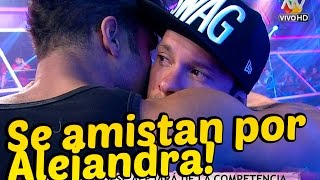 COMBATE: MARIO HART y ERICK SABATER se amistan por ALEJANDRA BAIGORRIA
