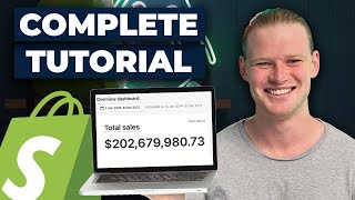 COMPLETE Shopify Tutorial For Beginners 2022 - How To Create A Profitable Shopify Store