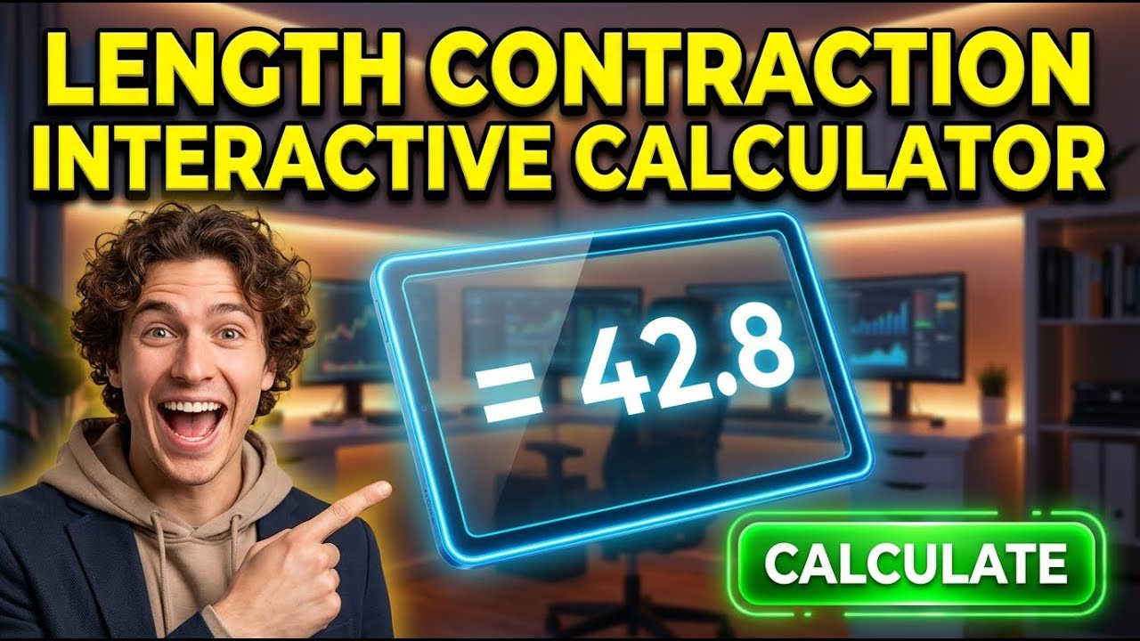 Length Contraction Interactive Calculator" frameborder="0" allow="accelerometer; autoplay; clipboard-write; encrypted-media; gyroscope; picture-in-picture; web-share" allowfullscreen></iframe></div>