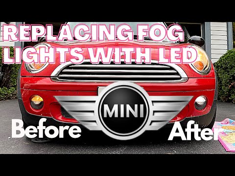 Replace Mini Cooper Fog Parking Light with LEDs