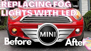 Replace Mini Cooper Fog Parking Light with LEDs