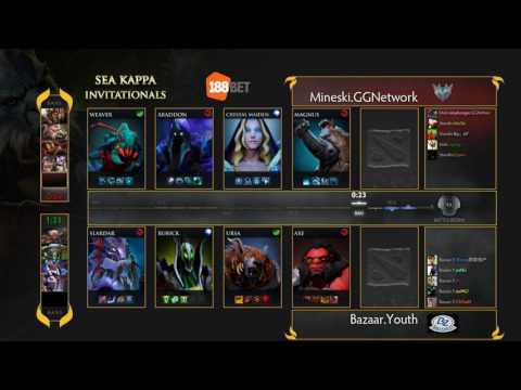 SEA Kappa - Mineski vs. Bazaar Youth Game #1 w/ @TrentPax & @MautDota