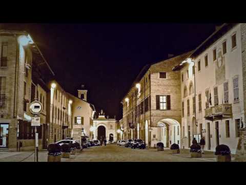 CHERASCO by night (Cuneo, Piemonte) slideshow