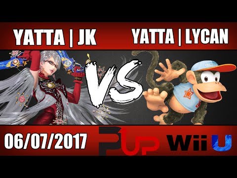 Yatta | JK (Bayonetta) vs Yatta | Lycan (Diddy Kong/Marth/Mewtwo) - Wii U Grand Finals SoS
