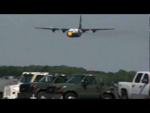 Blue Angels FAT ALBERT C130 370MPH LOW Pass!