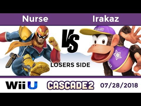 Cascade 2 Singles: Losers Top 12 - Nurse (Captain Falcon, Wario) vs Irakaz (Diddy Kong)