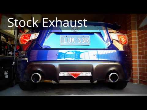 Toyota 86 with HKS Hi-Power SPEC-L exhaust (cat back, titanium tips)