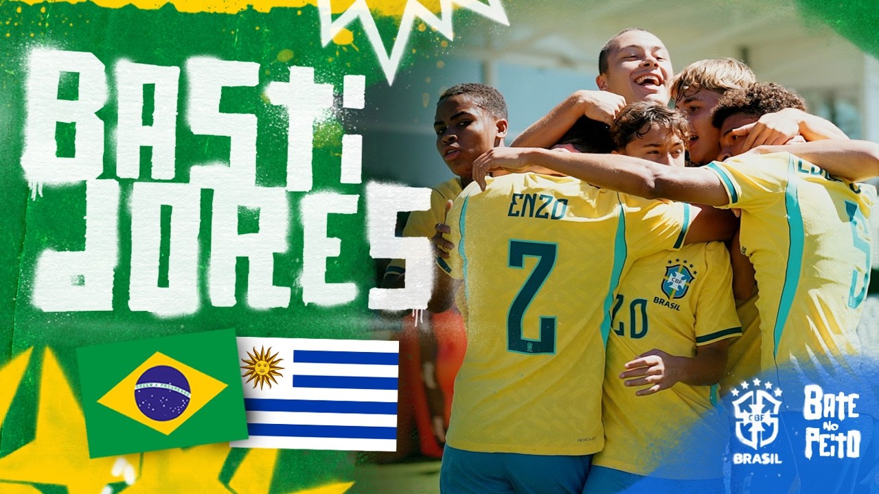BASTIDORES: SELEÇÃO BRASILEIRA SUB-15 VENCE URUGUAI NO PRIMEIRO AMISTOSO