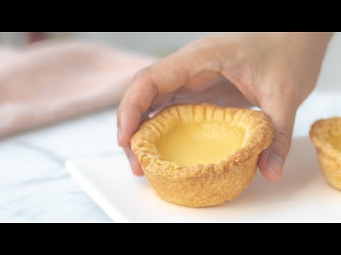 How To Make Egg Tarts With Puff Pastry Store Bought | Easy Egg Tart Recipe