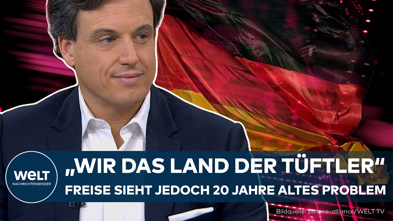 DEUTSCHLAND: "Sind das Land der Tüftler" – Philipp Freise sieht jedoch ein 20 Jahre altes Problem