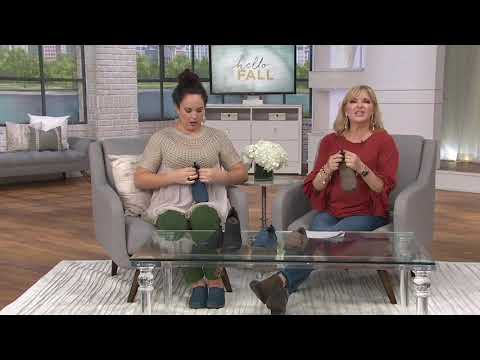 Earth Origins Stitch Detailed Slip-On Shoes - Teressa on QVC