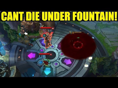 VLADIMIR FOUNTAIN DIVE! Insane Damage!! PERMANENT POOL! [ League of Legends ]