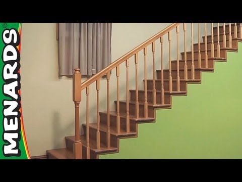 image-How to install a stair handrail?How to install a stair handrail?
