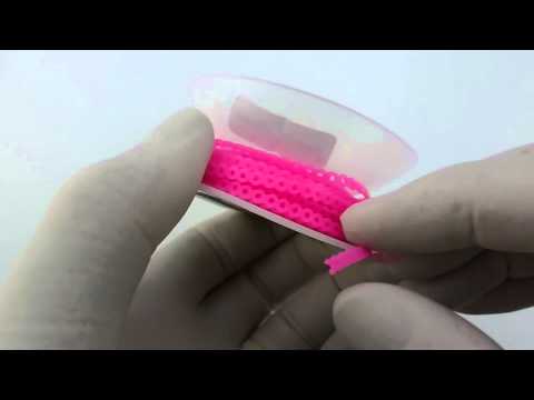 POWER CHAIN DENTAL KIEFERORTHOPÄDIE SPOOL ELASTISCHES GUMMIBAND ENERGIEFÜHRUNGSKETTEN KURZER