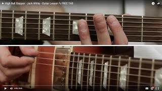 ► High Ball Stepper - Jack White - Guitar Lesson ✎ FREE TAB