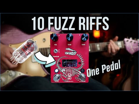 10 Fuzz Riffs - One Pedal | Walrus Audio Silt Harmonic Fuzz Pedal Demo