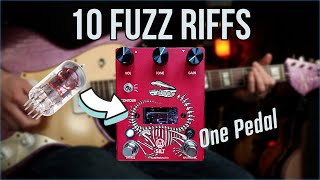 Video thumbnail for 10 Fuzz Riffs - One Pedal | Walrus Audio Silt Harmonic Fuzz Pedal Demo by Let's Play All