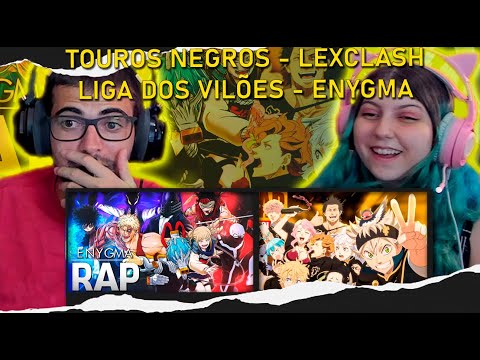 CASAL REAGE 2 em 1 - Rap da Liga dos Vilões (ENYGMA) / Rap dos Touros Negros (LEXCLASH)