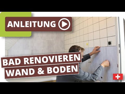 Bad neu gestalten - Boden und Wände im alten Badezimmer renovieren mit planeo