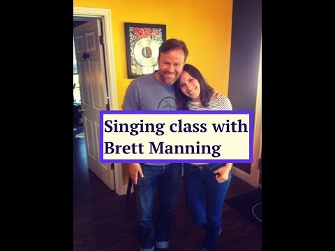 Singing class with Brett Manning